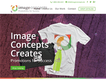 Tablet Screenshot of imageconcepts.biz